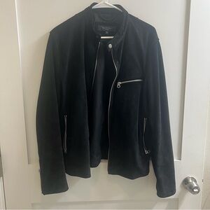 Rag & Bone Suede Jacket - Moto/cafe style